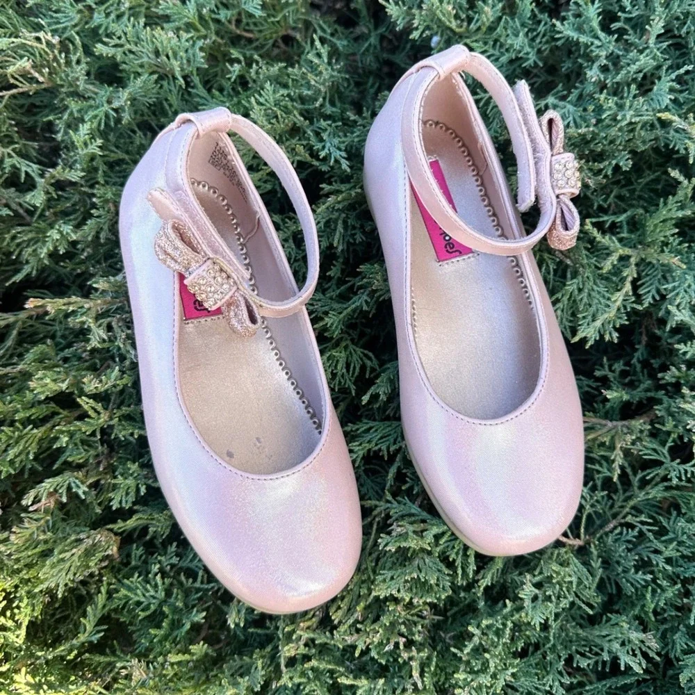 Rachel Zoe Talula Toddler Girl‎ Mary Jane Shoes Size 11 Blush Pink